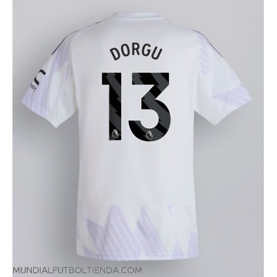 Camiseta Manchester United Patrick Dorgu #13 Segunda Equipación Replica 2025-26 mangas cortas Camiseta Manchester United Patrick Dorgu #13 Segunda Equipación Replica 2025-26 mangas cortas